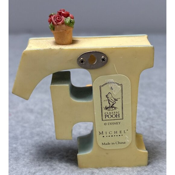 Disney Classic Pooh Tiger Letter F Figurine by Michel Co. - Picture 2 of 6